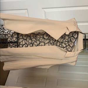 Calvin Klein Cream Zipper Blouse